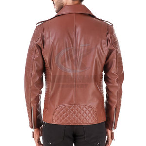 Chaqueta de cuero para hombre a bajo precio, talla grande, informal, de cuero genuino, a la moda, para invierno, hecha en Pakistán. - Product Image 2