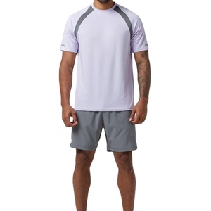 Wholesale Lightweight Casual Cotton <b>T</b>-<b>Shirt</b> Short Set Men Breathable Summer Tracksuits Custom Logo Joggers <b>Suits</b> - Product Image 1