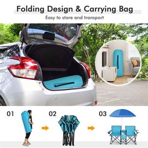 Outdoor Camping Chair with Umbrella for Beach Use - Product Image 6