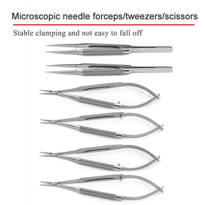 Instrumentos de Microcirugía Oftálmica, Tijeras, Portaagujas, Pinzas de Acero Inoxidable, 468 Piezas de Herramientas Quirúrgicas Oftálmicas - Product Image 3