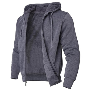 Vestes polaires personnalisées à capuche pour hommes, style streetwear, design de créateur, sweat à capuche pour hommes, vêtements pour hommes, modèle vierge - Product Image 2
