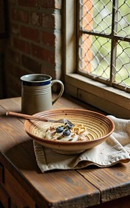 Tazón de cerámica hecho a mano con diseño cultural Wabi-Sabi para servir pudín, ideal para hoteles, de Universal Overseas INDIA. - Product Image 6