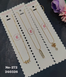 Collar con Colgante Geométrico con Incrustaciones de Microesferas de Acero Inoxidable Chapado en Oro para Mujer |   Colgante Minimalista con Incrustaciones de Circonia Cúbica Americana para Uso Diario - Product Image 6