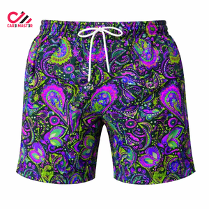 Shorts de Baño Casuales de Verano para Hombre, Cintura Elástica, 100% Poliéster con Malla, Shorts de Playa con Cordón de Nylon, Shorts Deportivos para Correr - Product Image 3