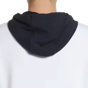 Sweat-shirt à capuche épais en molleton de coton pour homme, style streetwear, personnalisable avec impression et broderie de logo - Product Image 2