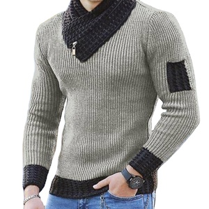 Pull pour homme, mode, chaud, tricoté, décontracté, vêtements d'extérieur, automne-hiver, nouveau style - Product Image 5