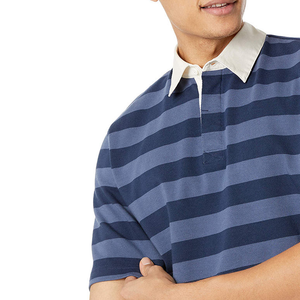 Chemises de golf pour hommes de haute qualité à manches courtes, respirantes, en polyester et coton, taille plus, tissu polo, chemises boutonnées pour hommes - Product Image 5