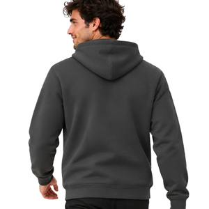 Sudadera con Capucha para Hombre, Corte Holgado, Sin Cordón, Puños Acanalados, Manga Larga, Logotipo Pequeño en el Pecho, Fabricación Personalizada al por Mayor OEM - Product Image 3