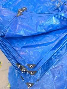 Bâche en tissu maillé HDPE multi-usages super résistante, traitée anti-UV, imperméable, pour couverture de camion, tente, auvent, fabriquée en Inde - Product Image 2