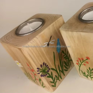 Traditional Indian Style <b>T</b>-<b>Light</b> Holder, Brass <b>Candle</b> Stand for Diwali, Festive, Wedding & Party Decoration - Product Image 1
