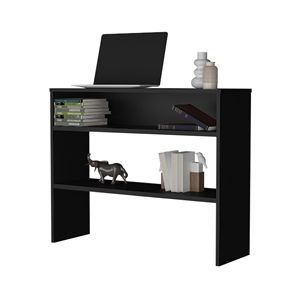 Tavolo consolle Open Storage Black Vail in melamina - Product Image 4
