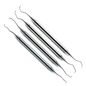 New Arrival 2026 Basic Dental Care Instruments Premium Steel <b>Plastic</b> Metal Manual Sickle Scaler <b>Scraper</b> Dentist Tools Set - Product Image 6