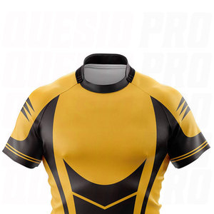 เสื้อรักบี้แบบ sublimated สำหรับผู้ชาย ผลิตตามสั่ง (OEM) ชุดฟุตบอล พิมพ์ลายตามต้องการ เสื้อรักบี้ระบายอากาศได้ดี สำหรับทีมกีฬา - Product Image 2