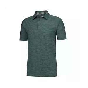 Polo de manga corta de verano con estampado de golf por sublimación, logotipo personalizado, diseño nuevo, estilo vintage, venta al por mayor. - Product Image 3