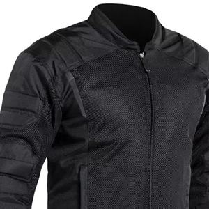 Veste de moto d'été pour hommes approuvée CE maille respirante doublure imperméable détachable col montant motif décoration quantité minimale de commande LOW - Product Image 3