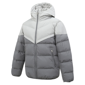 Veste matelassée à capuche pour homme, coupe-vent, en duvet, épaisse, décontractée, avec fermeture éclair, pour l'hiver - Product Image 5