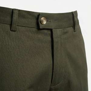 Nouveau style pantalon en toile pour homme, coupe slim, couleur personnalisable, droit, formel, décontracté, haute qualité - Product Image 4