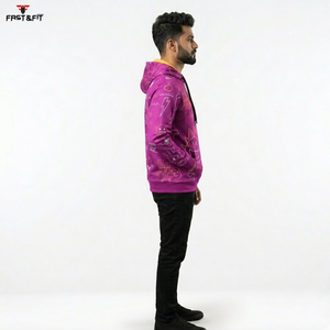 Sweat-shirts pour hommes au design populaire, logo imprimé personnalisé, style décontracté, 100% coton, tissu uni, sweat-shirts pour hommes - Product Image 6