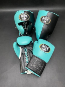 Conjunto de boxeo con cordones No Boxing No Life con equipo de protección para entrenamiento profesional de sparring y kit de boxeo para competición - Product Image 2