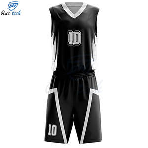 Camiseta de Baloncesto Personalizada de Alta Calidad, Cuello en V, Sin Mangas, Transpirable, de Secado Rápido, Conjunto de Camisetas de Baloncesto OEM ODM - Product Image 4