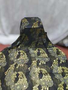 Tela de Chifón Jacquard Fransawi Somalí Auténtica de la Mejor Calidad, con Trabajo Intrincado de Brillo, para Vestido de Novia - Product Image 2
