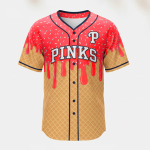 Camisetas de Béisbol de Buena Calidad, Ropa de Equipo Elegante y Cómoda, Nombres de Equipo Personalizados, Secado Rápido, Transpirable, para Fanáticos del Deporte, Uso Casual - Product Image 4