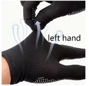 Men s Black Riding Gloves Regular Fit With Horse Pattern Grip Design For Equestrian Use Premium Horse Riding Apparel Comfortable - Product Image 3