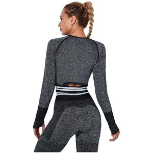 Conjunto Deportivo para Mujer con Logotipo Personalizado, Leggings de Compresión para Gimnasio, de un Solo Hombro - Product Image 6