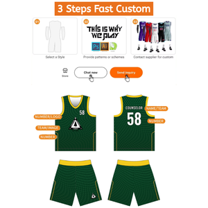 Conjunto de Camiseta y Pantalones Cortos de Baloncesto Reversibles Personalizados, Uniforme de Impresión Digital Transpirable de Secado Rápido con Logotipo, Nombre y Número - Product Image 5