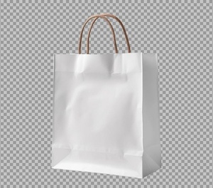 Sac cadeau décoratif en papier écologique pour cadeaux d'entreprise, sac de transport en papier écologique au design épuré pour emballage moderne, emballage de luxe de marque - Product Image 1