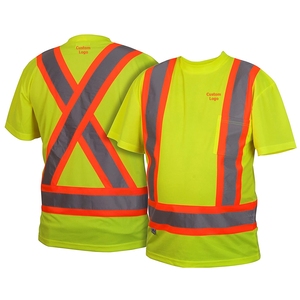 Camiseta de Seguridad Anticolisión, Ropa Interior Sexy, Construcción 100% Poliéster, Alta Visibilidad, Camiseta Clásica de Secado Rápido - Product Image 4