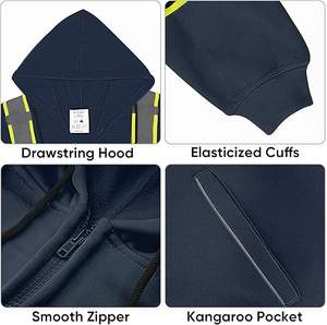 Sweat-shirts de sécurité de haute qualité, sweat-shirt en polaire réfléchissant de sécurité - Product Image 3