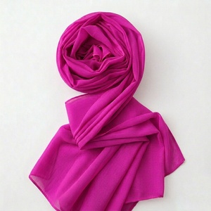 Stylish Womens Chiffon Scarves Soft Lightweight Breathable Customizable Hijab <b>Wrap</b> Muslim Shawl Long Fashion <b>Head</b> Scarf - Product Image 1