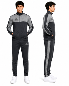 Conjunto Deportivo de Invierno de Dos Piezas con Cremallera Completa, Cuello Alto, Transpirable y Ecológico para Gimnasio y Entrenamiento - Product Image 5