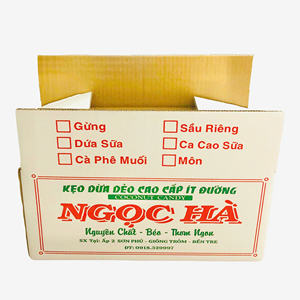 Boîtes en carton ondulé kraft imperméables à 5 couches, emballage pour fruits, épaisseur 5 mm, OEM/ODM, impression flexo, taille 40*22*20 - Product Image 3