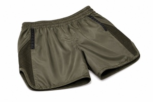 Shorts de MMA Verde Oliva para Mujer, 100% Poliéster, Secado Rápido, Diseño con Paneles de Malla, Corte Regular, Ropa de Artes Marciales - Product Image 2