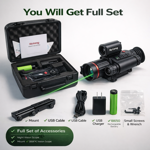 Monocular de Visión <span class=keywords><strong>Nocturna</strong></span> Digital Infrarroja 2K con Zoom 5-20X, Visor Nocturno Sytong HT-70LRF con Telémetro Láser de 800m - Product Image 6