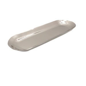 Enamel Color Aluminum Serving Dish Oval Shape Food Serving Dish Home Kitchenware <b>Tabletop</b> Dry Fruit Snacks Dishes - Product Image 2