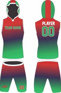 Ensemble de maillots de basket-ball personnalisés noir rose vert, impression par sublimation, polyester respirant, uniforme d'entraînement pour hommes adultes - Product Image 2