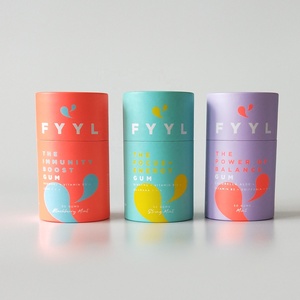 Caja Redonda de Cartón Kraft para Envasado de Cápsulas Orgánicas, Tubos Vacíos para Alimentos, Cilindros de Papel para Envasado de Bebidas, Mezcla de <span class=keywords><strong>Yerba</strong></span> <span class=keywords><strong>Mate</strong></span> - Product Image 5