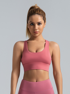 Top Deportivo de Yoga para Mujer, Alta Elasticidad, Transpirable, Antigolpes, con Relleno Extraíble, Diseño Estampado, Talla XL, Forro de Spandex - Product Image 6