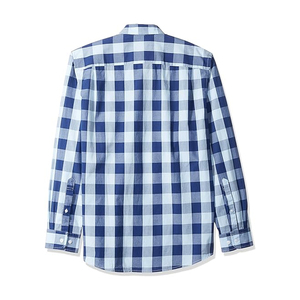 Chemise formelle à manches longues pour homme, 100% coton, tissu sergé respirant, motif uni, service OEM pour le bureau - Product Image 5