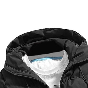 Blouson matelassé pour homme – Vente en gros – Blouson d'hiver imperméable coupe-vent épais – Longue veste décontractée à fermeture éclair pour homme - Product Image 2
