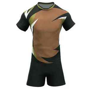 Uniforme de Rugby de Alta Calidad, Nuevo Diseño, Ropa Deportiva Transpirable de Secado Rápido, Incluye Camisetas, Pantalones Cortos y Camisas, Venta al Por Mayor - Product Image 1