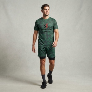 Custom sublimation soccer team uniform youth jersey and shorts <b>set</b> breathable 100% polyester sports wear football uniforms <b>kids</b> - Product Image 1
