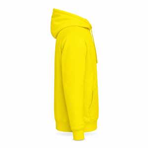 Sudadera con Capucha Premium de Color Amarillo Brillante, con Cordón Ajustable, de Felpa de Algodón Grueso, Unisex, Corte Regular, con Bolsillo, para Invierno - Product Image 6