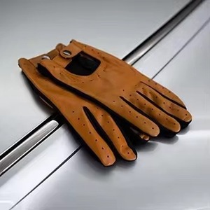 Guantes de seguridad de cuero tejido de alta durabilidad, resistentes al viento, con detección de agujas, unisex, casuales, para viaje, de invierno, de alta resistencia, lisos - Product Image 2