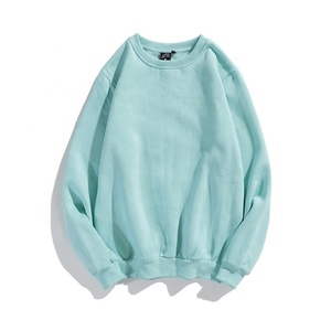 Custom Made OEM Men's Homme Thick Plain Svitcemizo Sweatshirts Unisex 10 Oz Fleece Genser Unisex Wide Crewneck Blank Pullover - Product Image 3