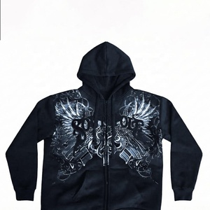 Sudadera con Capucha de Alta Calidad, 100% Algodón, 400 Gsm, Personalizada, Unisex, con Impresión Digital, Sudaderas con Capucha OEM - Product Image 3