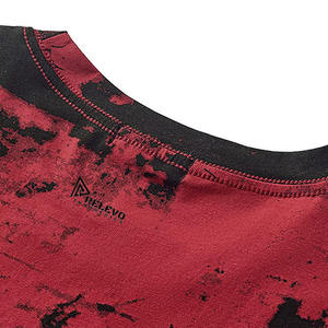 Camiseta para Hombre Barata, Lisa, Negra y Blanca, para Sublimación, 100% Poliéster, Transpirable, con Estampado - Product Image 3